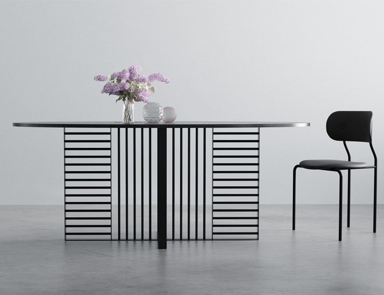 Oval marble dining table - William Table From Hoom